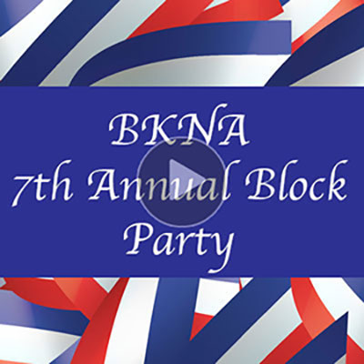 2019 BKNA Block Party Invitation